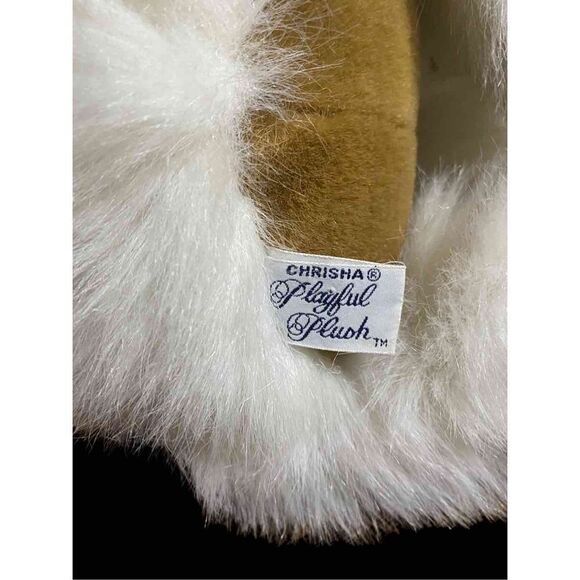 𝅺VINTAGE 1988 Chrisha playful plush white gorilla - Picture 8 of 11